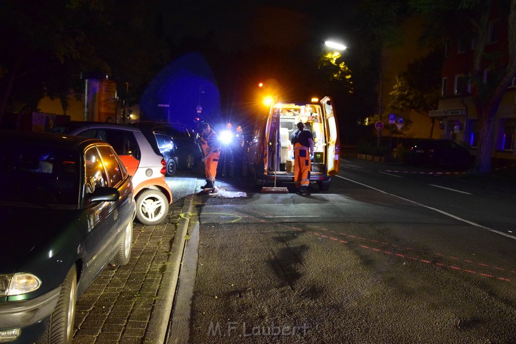 Schwerer VU PKW Rad Koeln Deutz Giessenerstr Betzdorferstr P137.JPG - Miklos Laubert